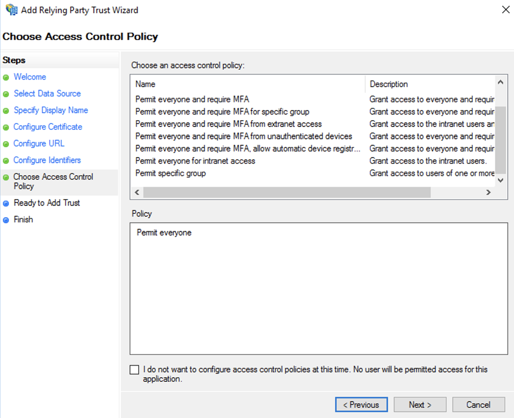 Setup and Configuration Guide for ADFS Windows 2016+